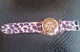 Relógio Animal Print