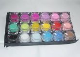 Kit 18 Pó Acrílico para unha de porcelana
